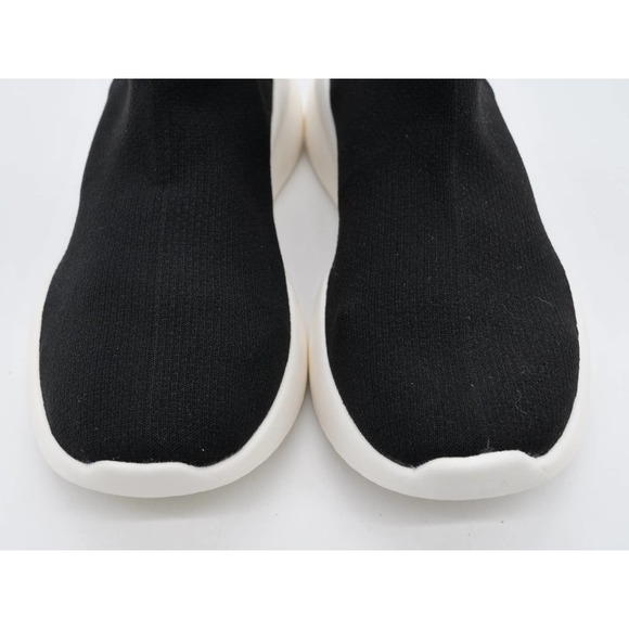 Just Fab Shoes Women 9 Black Stretch Fabric Billie Sock Pull On Platform Sneaker - Picture 7 of 12